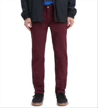 Levi's Men's Stretch Slim Fit Jeans Red Size 29X30
