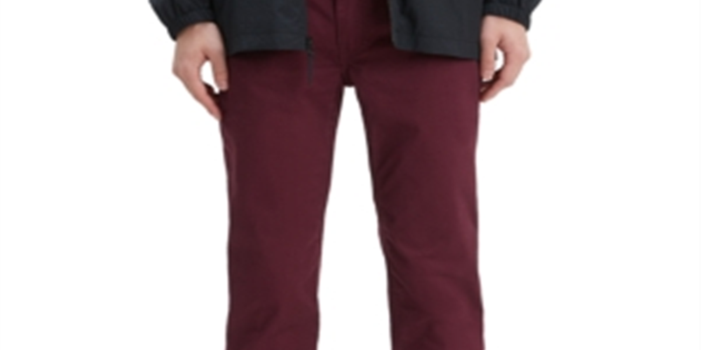 Levi's Men's Stretch Slim Fit Jeans Red Size 29X30