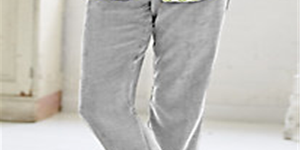 Alfred Dunner Women's Plus Dressy Wear to Work Corduroy Pants Gray Size 18W