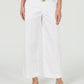 Charter Club Women's Wide Leg Belted Pants White Size 6