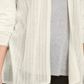 Charter Club Women's Chevron Pointelle Cardigan White Size X-Large