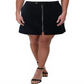 Theory Women's Corduroy Zip Front Mini Skirt Navy  Size 2