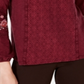 Style & Co Women's Embroidered Panel Peasant Top Red Size Medium