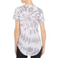 Chaser Women's T-Shirt Tie Dye Crew Neck White Size S