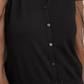 INC International Concepts Women's Woven Sleeve Cardigan Black Size L