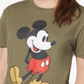 Hybrid Junior's Mickey Graphic T-Shirt White Size XS