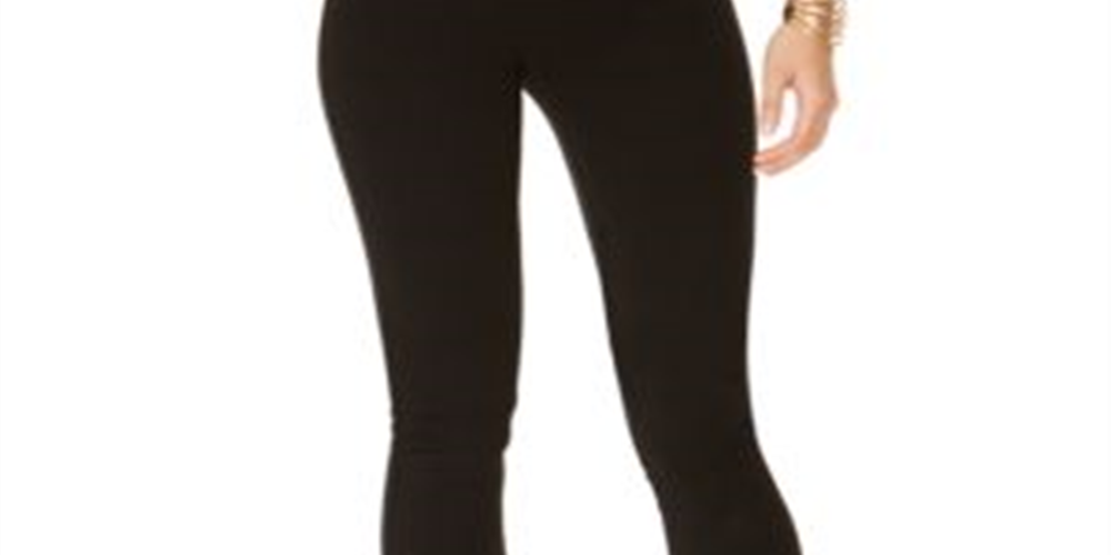 Inc International Concepts Curvy Pull-on Skinny Pants Black Size 18