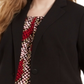 Calvin Klein Plus Size Piped-Trim Tuxedo Blazer - Black Size 18W