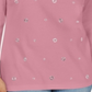Karen Scott Women's Petite Grommet Cotton 3/4-Sleeve Top Pink Size PXS