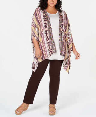 Style & Co Women's Voyage Wedge Sandal Brown Size 0X