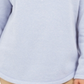 Karen Scott Sport Shawl-Collar Fleece Pullover - Light Blue Heather Blue Size XL