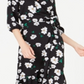 Bar III Women's Ruffled Maxi Wrap Dress Black Size XXS