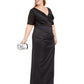 Adrianna Papell Women's Sequin Gown Black Size 20