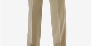 Haggar Men's Cool 18 Pro Flat Front Pants Yellow Size 38Wx32L