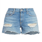 Rag & Bone Women's Juniors Dre Cutoff Shorts Denim Low Rise Blue  28