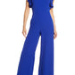 Julia Jordan Women's Flutter Sleeve Jumpsuit Blue Size 12