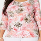 Karen Scott Women's Top Printed Scoop-Neck Pink Size XS