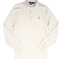 Ralph Lauren Mens Beige Heather Collared Button Down Polo Shirt Beige Size S