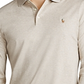 Ralph Lauren Mens Beige Heather Collared Button Down Polo Shirt Beige Size S