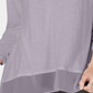 Style & Co V-Neck Chiffon-Hem Top Lilac Size M