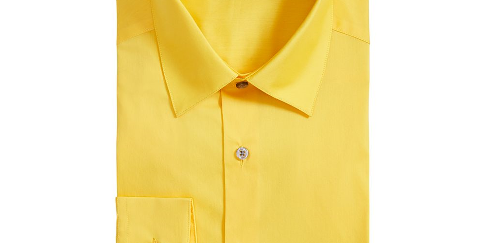 Alfani Men's Slim Fit Stretch Performance Dress Shirt Wine Size S