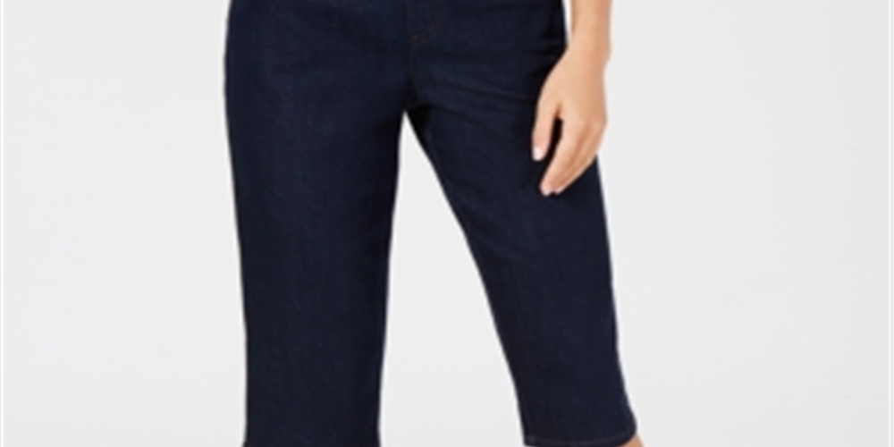 Style & Co Women's Pull on Skimmer Shorts Blue Size S