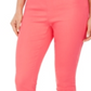 Charter Club Women's Chelsea Stretch Twill Cropped Pants Red Size 8 Petite