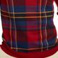 Club Room Men's Plaid Panel Merino Wool Blend Sweater Red Size Large