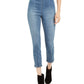 INC International Concepts Women's High Waist Skinny Cropped Jeans Blue Size 10