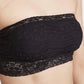 Free People Women's Lace Everyday Bandeau Bralette Black Size Small