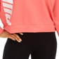 Puma Women's Modern Sport Crew Sweatshirt Orange Size M
