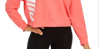 Puma Women's Modern Sport Crew Sweatshirt Orange Size M