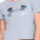 Under Armour Women's Printed-logo Cropped T-shirt Grey Size XL