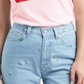 Levi's Women's Pink Printed Short Sleeve Crew Neck T-Shirt Top Size L