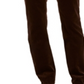 Charter Club Women's Lexington Straight Leg Corduroy Pants Brown Size 4P