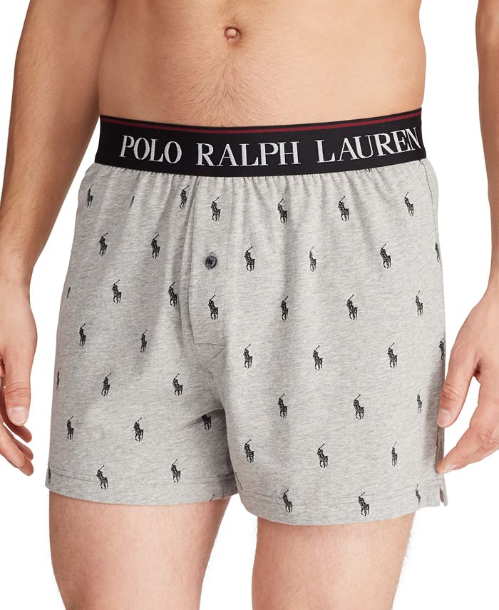 Polo Ralph Lauren Men's Knit Boxers Grey Size L