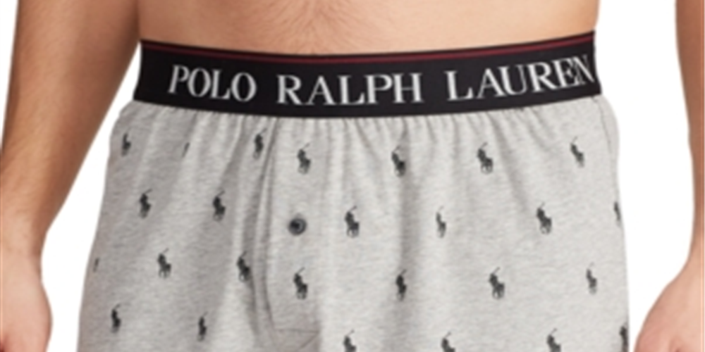 Polo Ralph Lauren Men's Knit Boxers Grey Size L