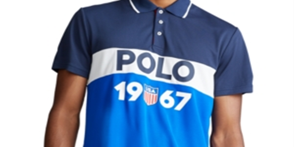 Polo Ralph Lauren Men's Classic Fit Performance Pique Polo Blue Size XL