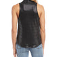 Karen Kane Women's Sequin Drape Neck Top Black Size Medium