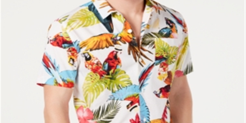 Levi's Men's  Alfred Poplin Short Sleeve Woven Shirt  White Size XL