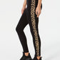 Puma Women's Wild Pack T7 Stripe Leggings Black Size Small