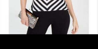 INC International Concepts Women's  Twist-Front Top Stripe Size  S