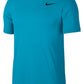 Nike Men's Activewear Tee Shirt Blue Size Xl