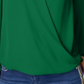 INC International Concepts Women's Surplice Wrap Blouse Green Size Medium
