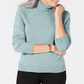 Karen Scott Women's Turtleneck Sweater Green Size Small
