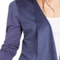 INC International Concepts Women's Knit Open Front Cardigan Sweater Blue Size Small
