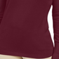 JM Collection Women's Embellished-Sleeve V Neck Sweater Red Size X-Small