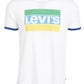Levi's Men's Teesdale Logo T-Shirt White Size Medium