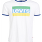 Levi's Men's Teesdale Logo T-Shirt White Size Medium