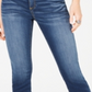 INC Women's Finity Stretch Cropped Jeans in Curvy  Blue Size 6